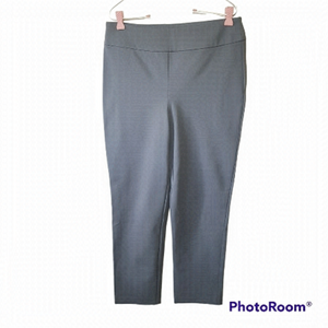 Marla Wynne High Rise Ponte Knit Pull On Pants Trousers